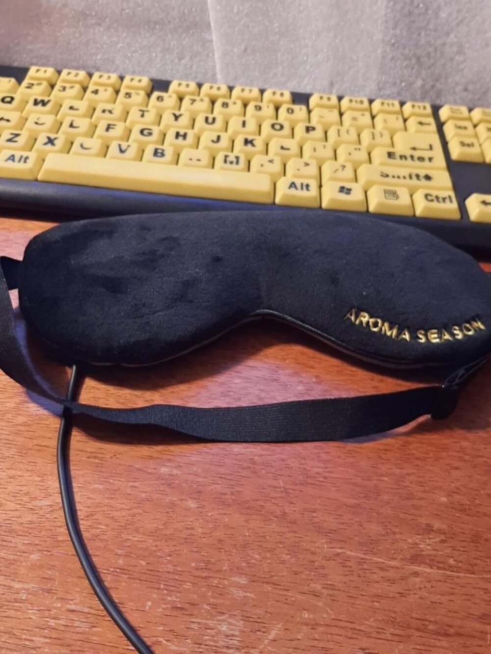 NEW ! Aroma Season Healted Eye Mask Black